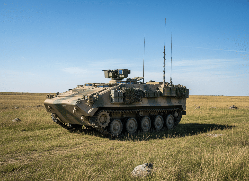 Véhicule blindé militaire - expertise en systèmes de protection pour la défense